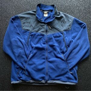 VTG 90s/Y2k REI Blue Polartech Fleece Jacket Full Zip Size XL Hiking/Camping